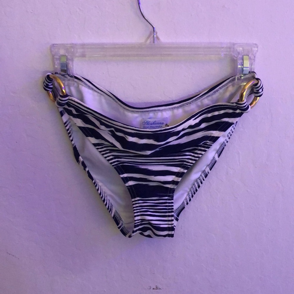 Shoshanna Bikini Bottom with Rings